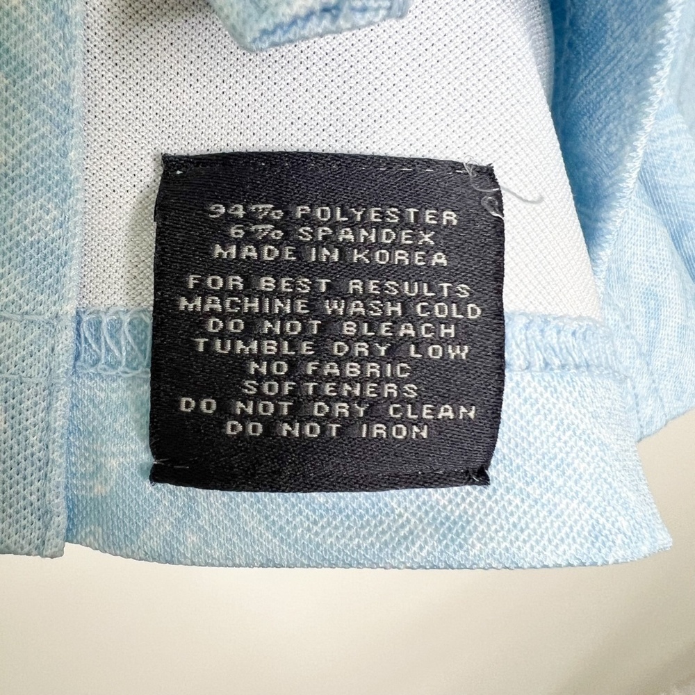 Turtleson Polo Shirt Paisley Print Short Sleeve - Picture 5 of 6